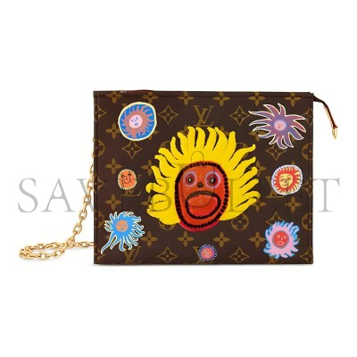 LOUIS VUITTON LV X YK TOILETRY POUCH ON CHAIN HANDBAG M81982 (25*20*5.5cm) 